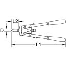 KS-TOOLS Universal-Nietzange, 510 mm