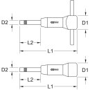 KS-TOOLS 1/4" ESD Drehmomentschraubendreher...