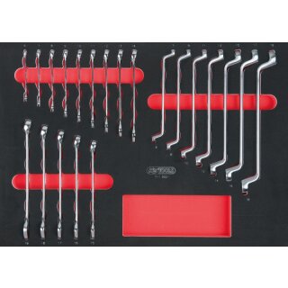 KS-TOOLS SCS Schlüssel-Satz, 21-tlg. in 1/1 Systemeinlage