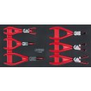 KS-TOOLS SCS Seegering-Zangen-Satz, 6-tlg. in 1/3...