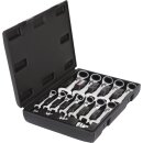 KS-TOOLS GEARplus Ratschenringmaulschlüssel-Satz, kurz, 6-tlg.