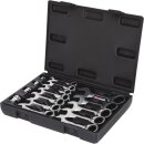 KS-TOOLS GEARplus Ratschenringmaulschlüssel-Satz, kurz, 6-tlg.