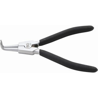 BGS technic Sprengringzange | gebogen | für Außensprengringe | 180 mm