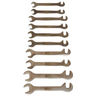 KS-TOOLS BRONZEplus Blech-Doppel-Maulschlüssel-Satz klein, 10-tlg.