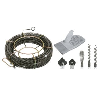 KS-TOOLS Kanal- und Rohrreinigungs-Werkzeug-Satz Ø 16mm Innenseele, 13-tlg.