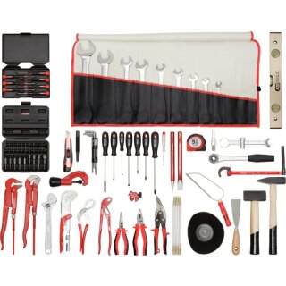KS-TOOLS Sanitär-Premium-Werkzeug-Satz, 120-tlg.