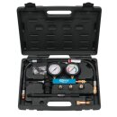 KS-TOOLS Zylinder-Druckverlust-Tester, 9-tlg.