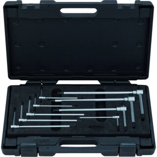 KS-TOOLS 3-Wege T-Griff-Torx-Schlüssel-Satz, 9-tlg.