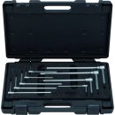 KS-TOOLS 3-Wege T-Griff-Torx-Schlüssel-Satz, 9-tlg.