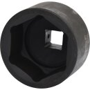 KS-TOOLS 1" Sechskant-Kraft-Stecknuss, kurz, 80mm