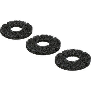 KS-TOOLS Ersatzscheiben-Satz für Radnabenschleifer, Ø 160 mm, Innen-Ø 60 mm, 3-tlg.
