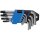 BGS technic Winkelschlüssel-Satz | kurz | T-Profil (für Torx) mit Bohrung T10 - T50 | 9-tlg.