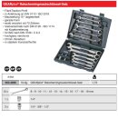 KS-TOOLS GEARplus Ratschenringmaulschlüssel-Satz, 16-tlg.