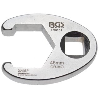 BGS technic Hahnenfußschlüssel | Antrieb Innenvierkant 20 mm (3/4") | SW 46 mm