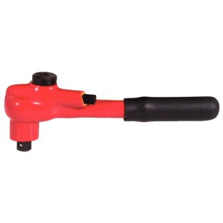 KS-TOOLS 1/2" Umschaltknarre mit Schutzisolierung, 32 Zahn