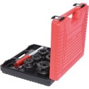 KS-TOOLS Gewinde-Schneidkluppen-Satz 3/8"-1.1/4", 8-tlg.