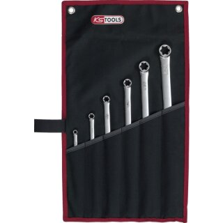 KS-TOOLS CHROMEplus Torx-E-Doppel-Ringschlüssel, 6-tlg.XL