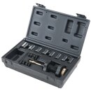 KS-TOOLS Kupplungs-Zentrier-Werkzeug-Satz Ø 15,0 - 28,0 mm mit Zentrierhülsen, 11-tlg.