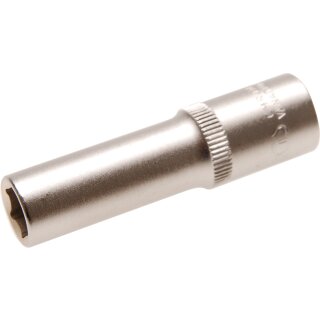 BGS technic Steckschlüssel-Einsatz Super Lock, tief | Antrieb Innenvierkant 10 mm (3/8") | SW 9 mm