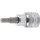 BGS technic Bit-Einsatz | Antrieb Innenvierkant 10 mm (3/8") | Innensechskant 3/16"