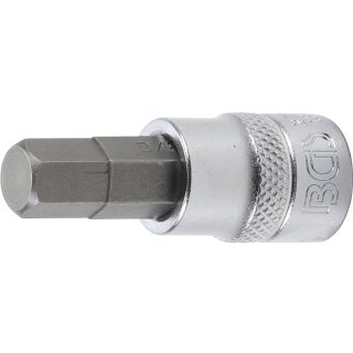 BGS technic Bit-Einsatz | Antrieb Innenvierkant 10 mm (3/8") | Innensechskant 3/8"