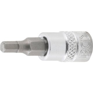 BGS technic Bit-Einsatz | Antrieb Innenvierkant 6,3 mm (1/4") | Innensechskant 5/32"