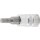 BGS technic Bit-Einsatz | Antrieb Innenvierkant 6,3 mm (1/4") | Innensechskant 5/32"