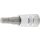 BGS technic Bit-Einsatz | Antrieb Innenvierkant 6,3 mm (1/4") | Innensechskant 3/16"
