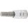 BGS technic Bit-Einsatz | Antrieb Innenvierkant 6,3 mm (1/4") | Innensechskant 7/32"