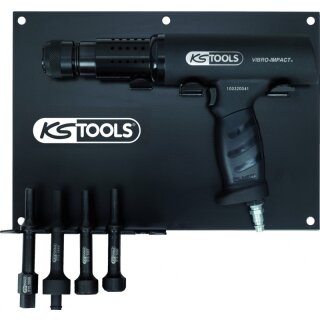 KS-TOOLS Vibro-Power Druckluft-Meißelhammer-Satz, 6-tlg.