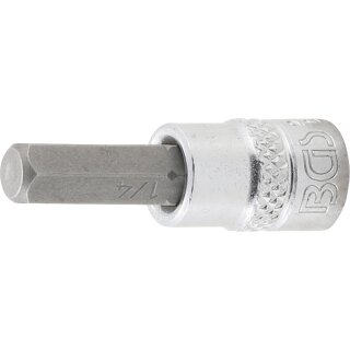BGS technic Bit-Einsatz | Antrieb Innenvierkant 6,3 mm (1/4") | Innensechskant 1/4"