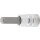 BGS technic Bit-Einsatz | Antrieb Innenvierkant 6,3 mm (1/4") | Innensechskant 1/4"
