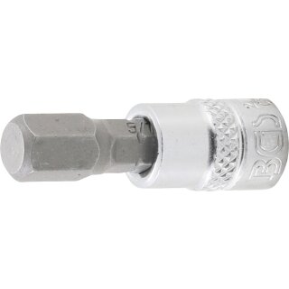BGS technic Bit-Einsatz | Antrieb Innenvierkant 6,3 mm (1/4") | Innensechskant 5/16"