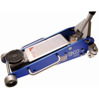 BGS technic Rangier-Wagenheber | hydraulisch | Aluminium-Stahl-Konstruktion | 2,5 t