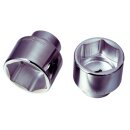 KS-TOOLS 1" CLASSIC Sechskant-Stecknuss, kurz, 3"