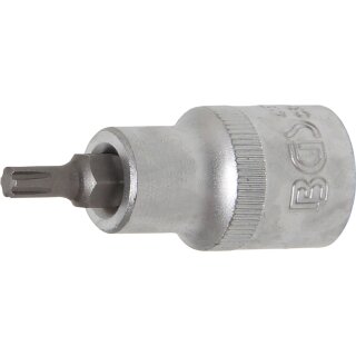 BGS technic Bit-Einsatz | Antrieb Innenvierkant 12,5 mm (1/2") | Keil-Profil (für RIBE) M5