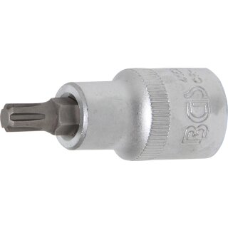 BGS technic Bit-Einsatz | Antrieb Innenvierkant 12,5 mm (1/2") | Keil-Profil (für RIBE) M7
