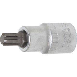 BGS technic Bit-Einsatz | Antrieb Innenvierkant 12,5 mm (1/2") | Keil-Profil (für RIBE) M9