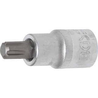 BGS technic Bit-Einsatz | Antrieb Innenvierkant 12,5 mm (1/2") | Keil-Profil (für RIBE) M10