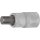 BGS technic Bit-Einsatz | Antrieb Innenvierkant 12,5 mm (1/2") | Keil-Profil (für RIBE) M12
