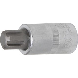 BGS technic Bit-Einsatz | Antrieb Innenvierkant 12,5 mm (1/2") | Keil-Profil (für RIBE) M14