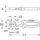 KS-TOOLS TITANplus Universalzange, 200mm