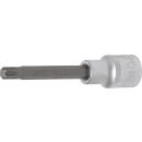 BGS technic Bit-Einsatz | Länge 100 mm | Antrieb Innenvierkant 12,5 mm (1/2") | Keil-Profil (für RIBE) M8