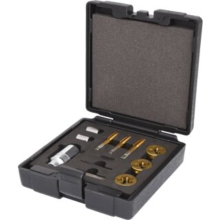 KS-TOOLS 3/8" Gewindeschneid-Satz für Radmuttern- und Schrauben, 11-tlg.