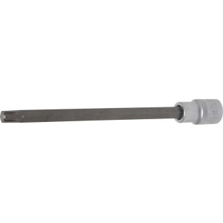 BGS technic Bit-Einsatz | Länge 200 mm  | Antrieb Innenvierkant 12,5 mm (1/2") | Keil-Profil (für RIBE) M10