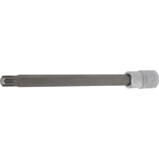 BGS technic Bit-Einsatz | Länge 200 mm  | Antrieb Innenvierkant 12,5 mm (1/2") | Keil-Profil (für RIBE) M12