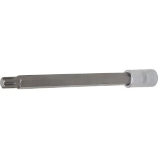 BGS technic Bit-Einsatz | Länge 200 mm  | Antrieb Innenvierkant 12,5 mm (1/2") | Keil-Profil (für RIBE) M13