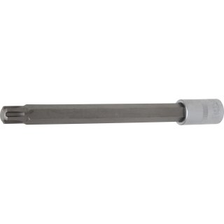 BGS technic Bit-Einsatz | Länge 200 mm  | Antrieb Innenvierkant 12,5 mm (1/2") | Keil-Profil (für RIBE) M14