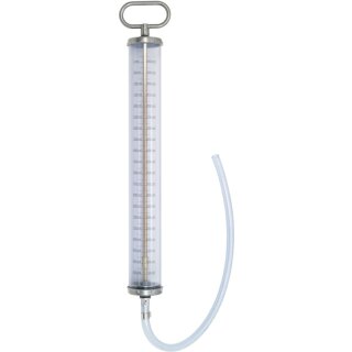 KS-TOOLS Dosierhandpumpe mit Schlauch und Skala, 1 Liter