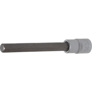 BGS technic Bit-Einsatz | Länge 140 mm | Antrieb Innenvierkant 12,5 mm (1/2") | Innensechskant 12 mm